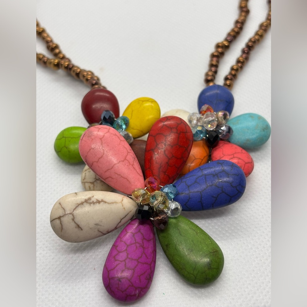 Erica Lyons Colorful Floral Necklace